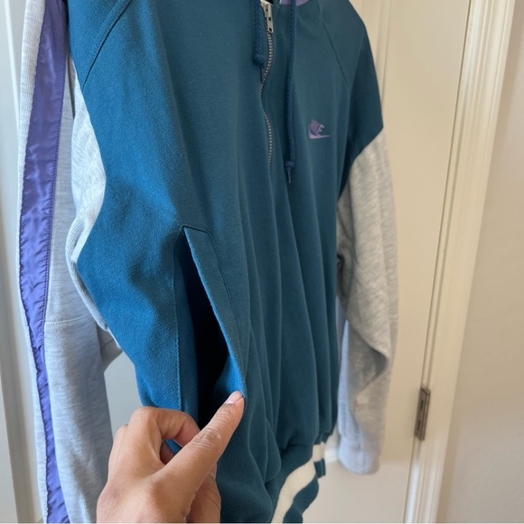 Vintage Nike Cross Training Half Zip Pullover Hoodie - Picture 4 of 6